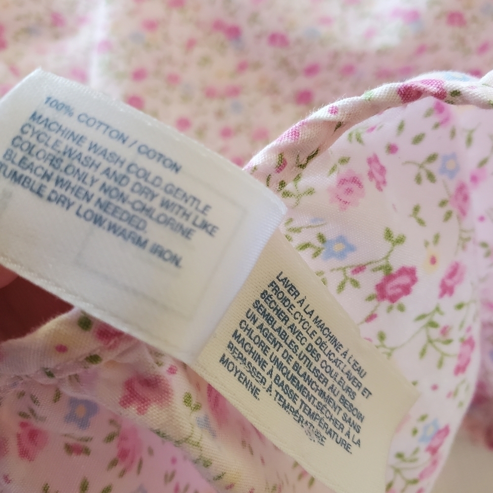 GAP Floral Print Adjustable Strap Cotton Camisol - Large - Picture 7 of 7